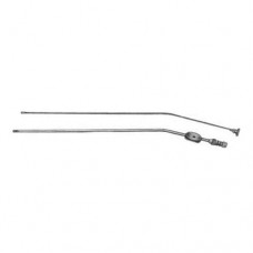 Bule Rectal Aspiration Cannula 10 Charr. Stainless Steel, 40 cm - 15 3/4" Diameter 3.3 mm Ø